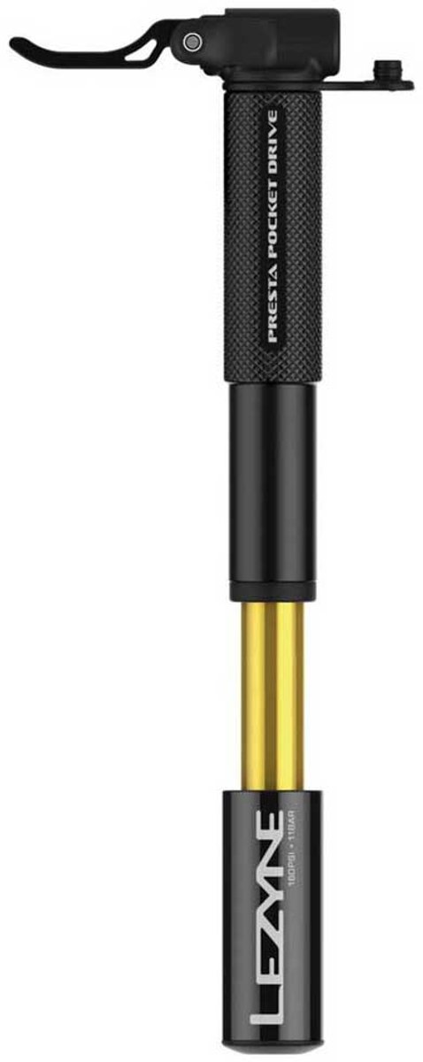 Lezyne Presta Pocket Drive Mini Pomp Zilver 160 Psi — afbeelding 5