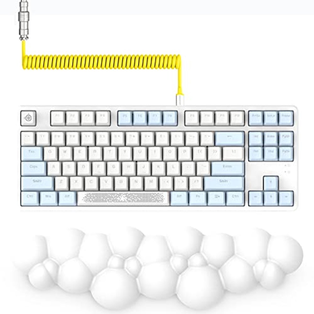 Image of 75% mechanisch toetsenbord bedraad - TKL, Hot Swappable blauwe schakelaar, RGB verlichting, met palmsteun