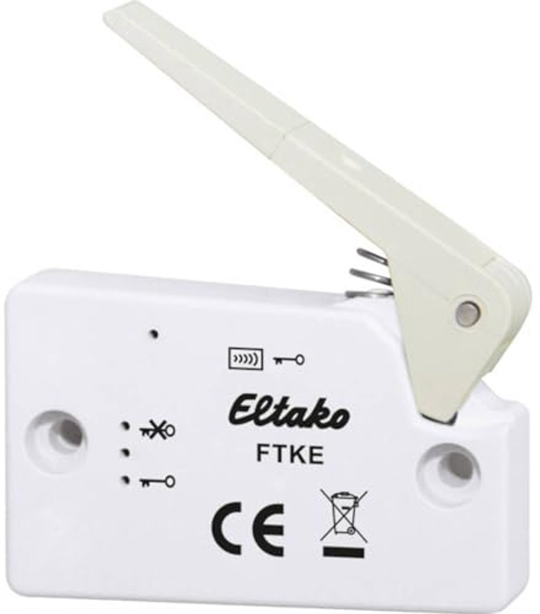 Draadloze sensor voor raam en deur met energiegenerator - zuiver wit