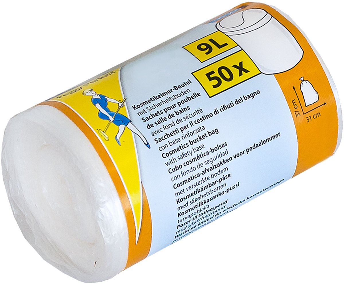 Peggy Perfect afvalzakken HDPE, 9 - 15 l, transparant
