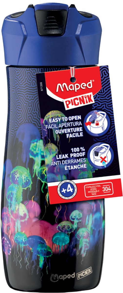 Drinkfles Maped DEEPSEA PARADISE, 0,58 liter.