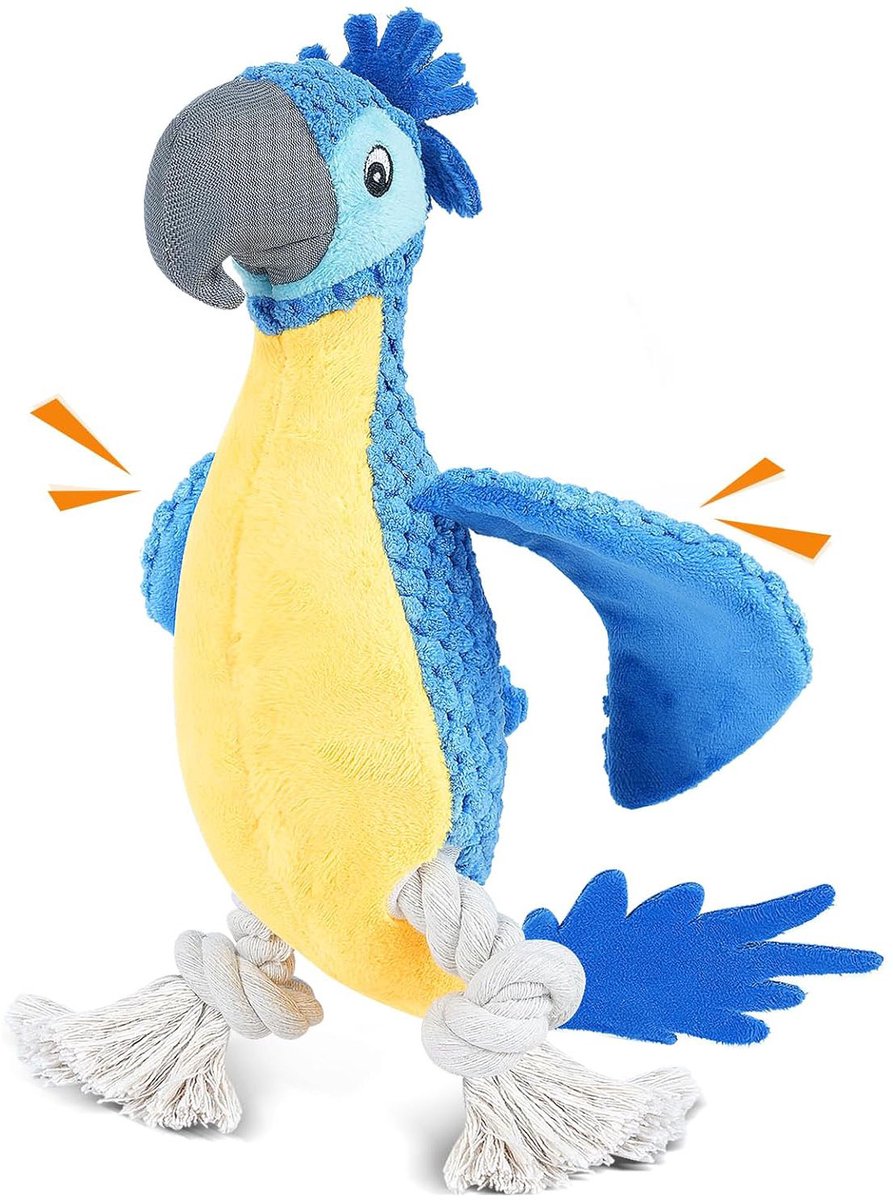 2-delige hondenspeelgoed set-Knuffeldier voor grote en kleine honden-Zacht en duurzaam speelgoed-Voor speel en knuffelplezier