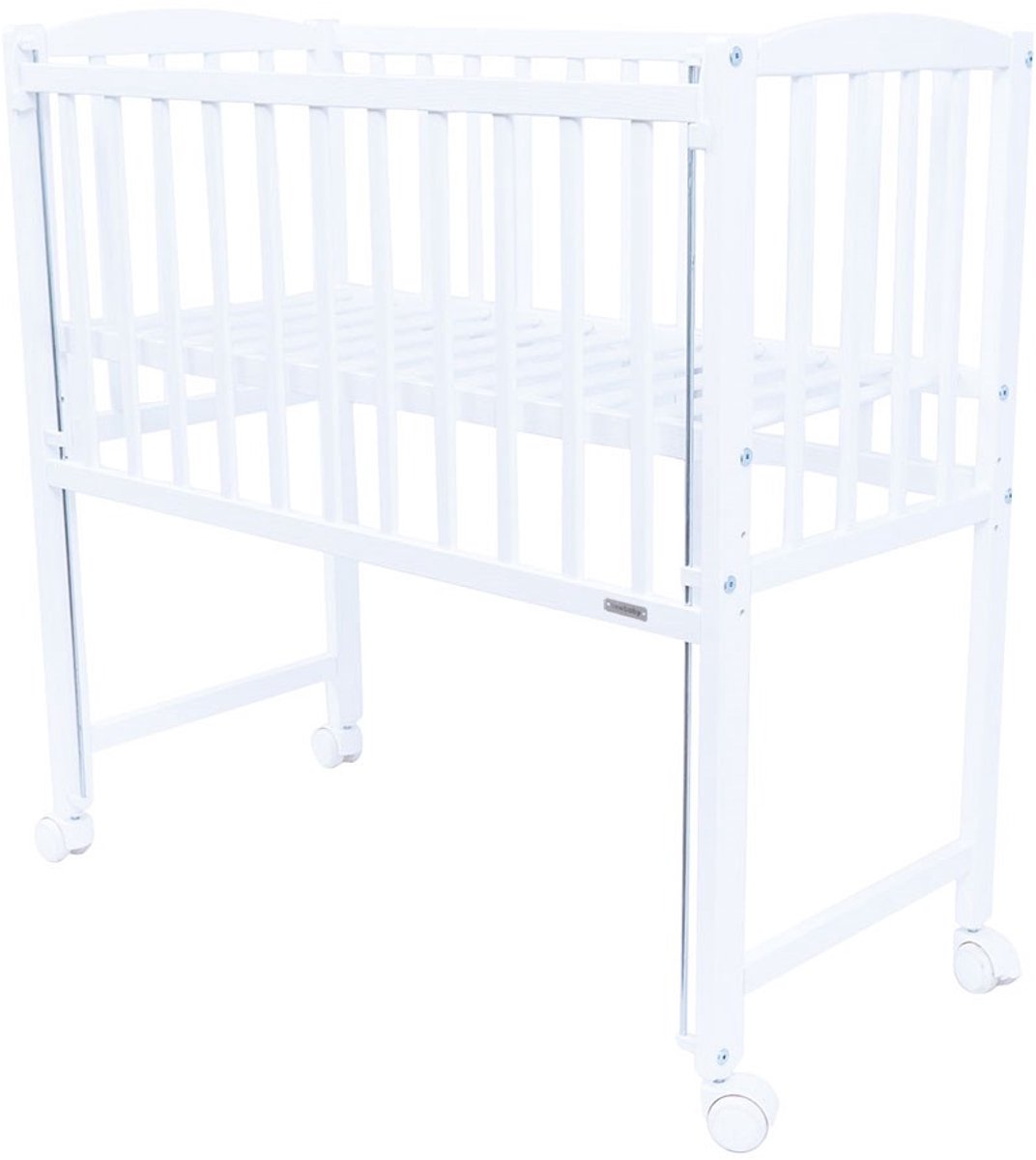 New Baby Mateo aanschuifbedje grenenhout 90x40 cm wit - Wieg