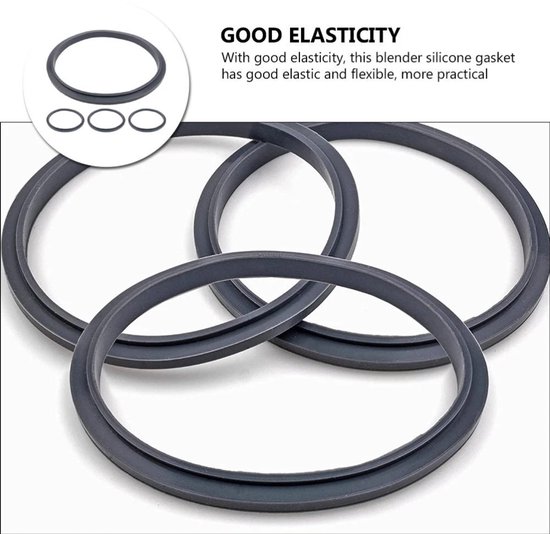 4x Afdichtring - Blenderpakkingen - Water Bestendige Sluitring - Blenderpakkingen - geschikt voor NutriBullet 600W/900W Blender - Blender Vervangende Onderdelen - O-ring Afdichting Pakkingaccessoires - Siliconen Blender Vervangende Onderdelen van ZARPMA — afbeelding 4