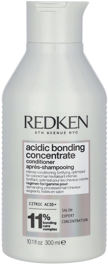 Redken Après-Shampoing Acidic Bonding Concentrate – Redonne de la vitalité aux cheveux abîmés  – 300 ml