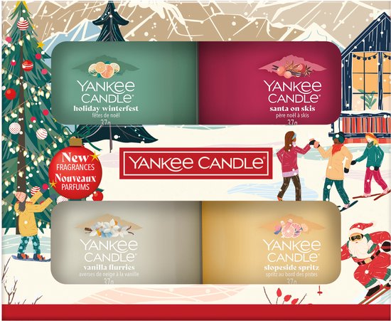 Yankee Candle - Apres Ski - 4 Filled Votive - Cadeauset