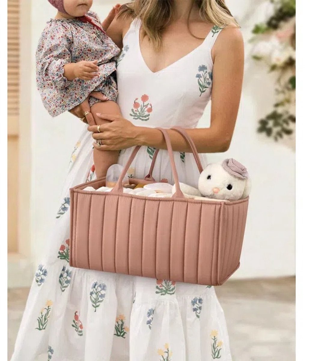 Impact Life Luiertas Organizer Baby Luiermand Opbergmand met Verwijderbare Vakken & Handvat thumbnail 4