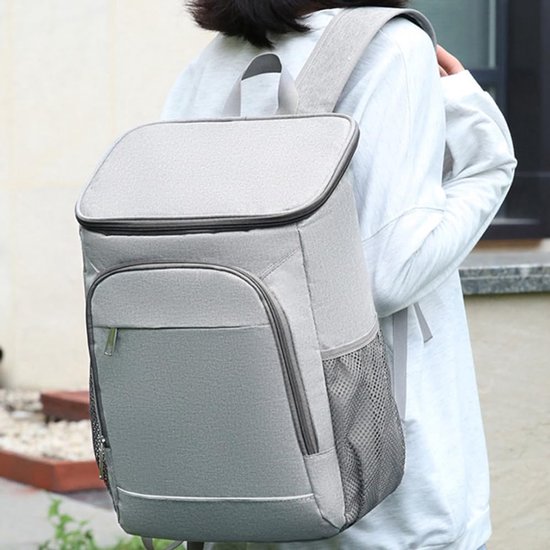 Koeltas Rugzak- Lunchtas - Backpack Cooler - Kamperen - Lunchtas voor Dames en Heren - Thermische Rugzak - Koelrugtas - Koelkast - 30x18x44cm - 36 Liter — afbeelding 2