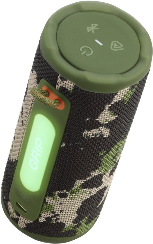 JBL Grip - Draagbare Bluetooth Speaker - Draadloze Muziek Box - 14 uur - Waterdicht - IP68 - Squad — afbeelding 5