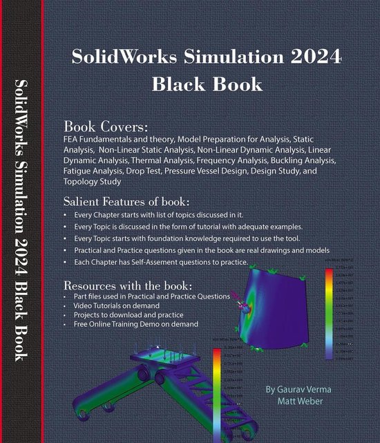 SolidWorks Simulation 2024 Black Book - cover