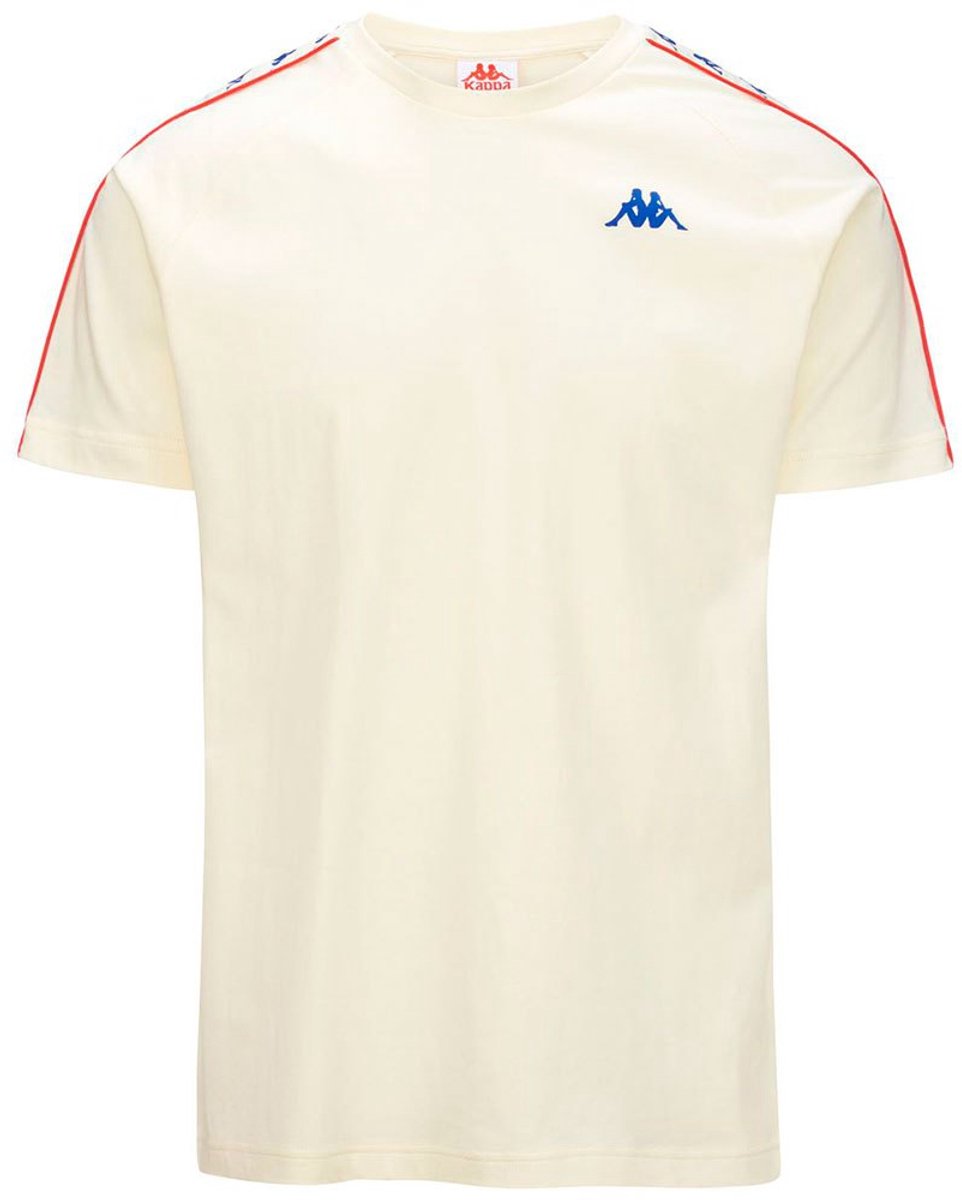Kappa Coen Slim 222 Banda T-shirt Met Korte Mouwen Beige S Man