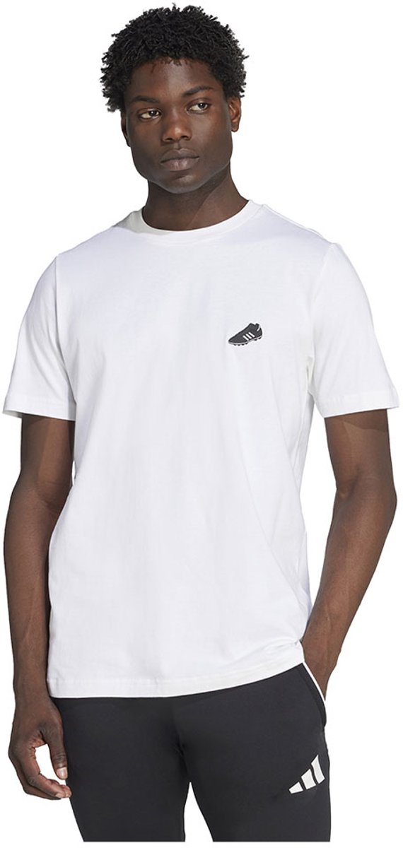 Adidas Copa Graphic T-shirt Met Korte Mouwen Wit S Man