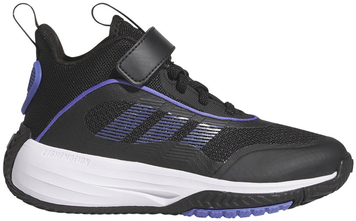 Adidas Ownthegame 3.0 Junior Basketbalschoenen 1/2 Jongens Meisjes Zwart