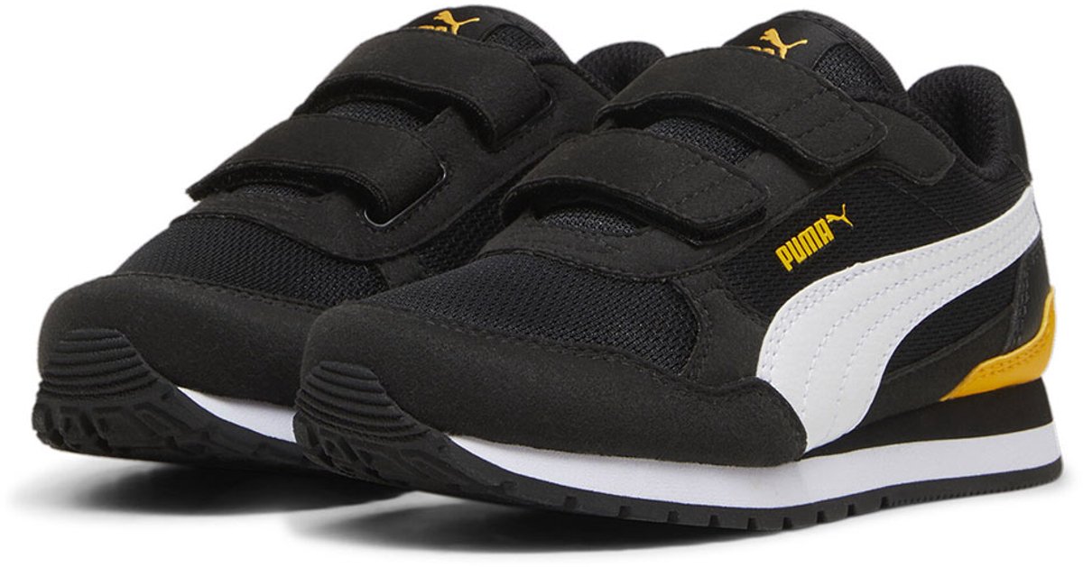 Puma St Runner V4 Mesh V Schoenen 1/2 Kinderen Zwart