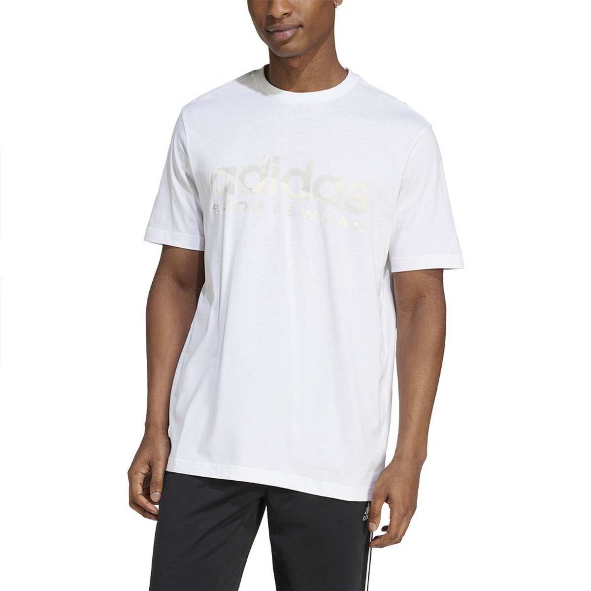 Adidas House Of Tiro Summer Linear T-shirt Met Korte Mouwen L Man Wit