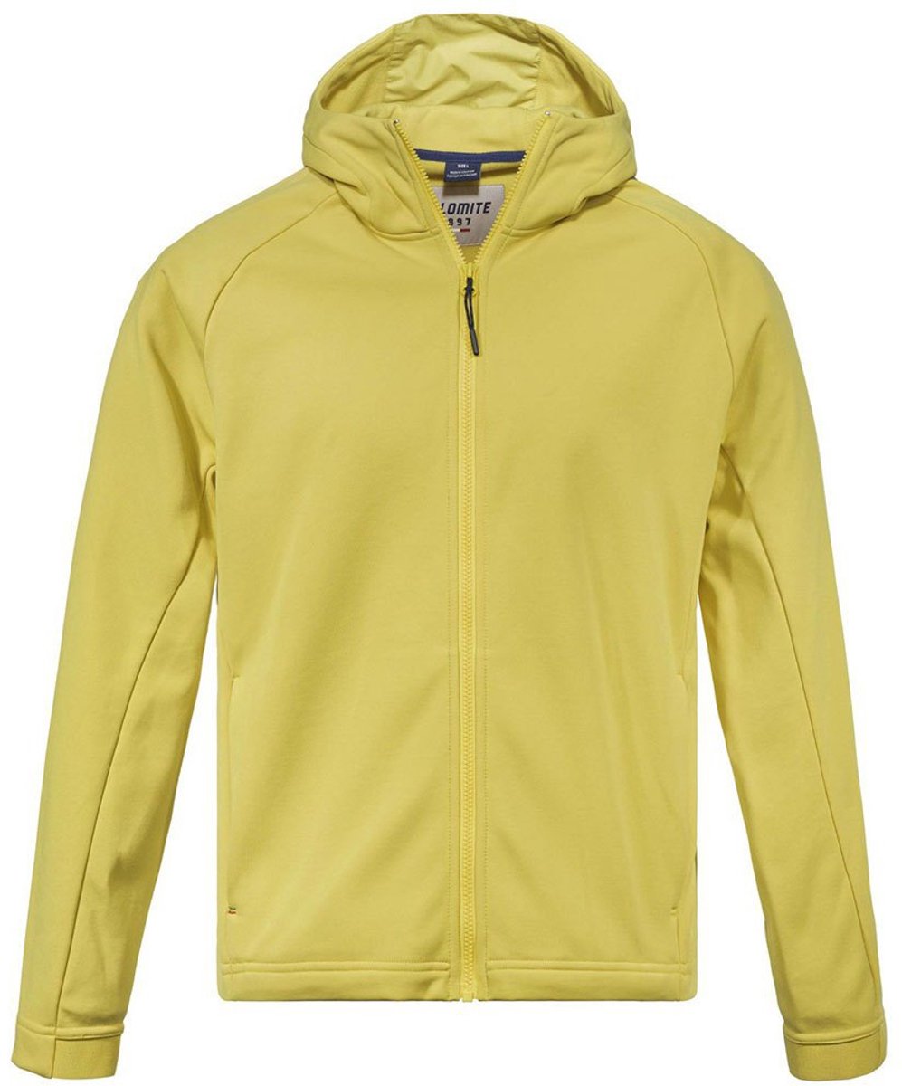 Dolomite Latemar Fleece Met Volledige Rits Geel XL Man