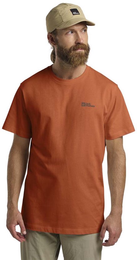 T-shirt à manches courtes Jack Wolfskin Essential Oranje M homme
