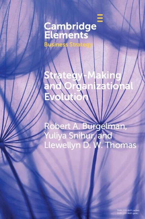 Elements in Business Strategy - Strategy-Making and Organiza ... - cover