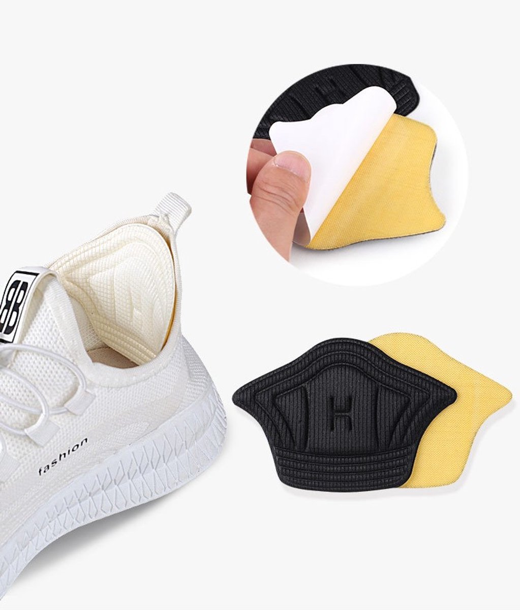 Teampatches voor schoenen / schoeninzetstukken zelfklevend Zwart
