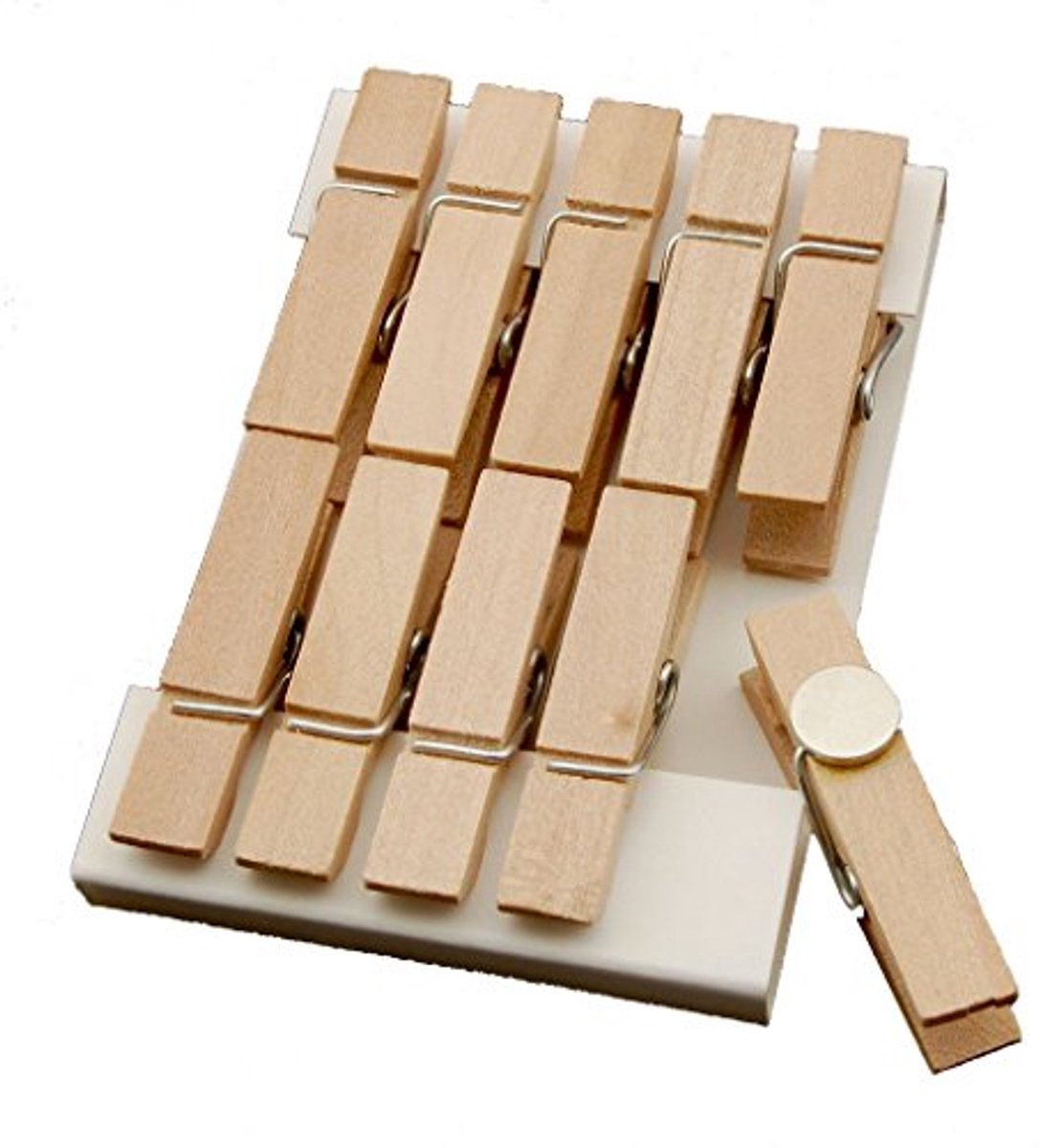 Houten Mini Koelkast Magnetische Clips - 50 Stuks voor Memos en Notities