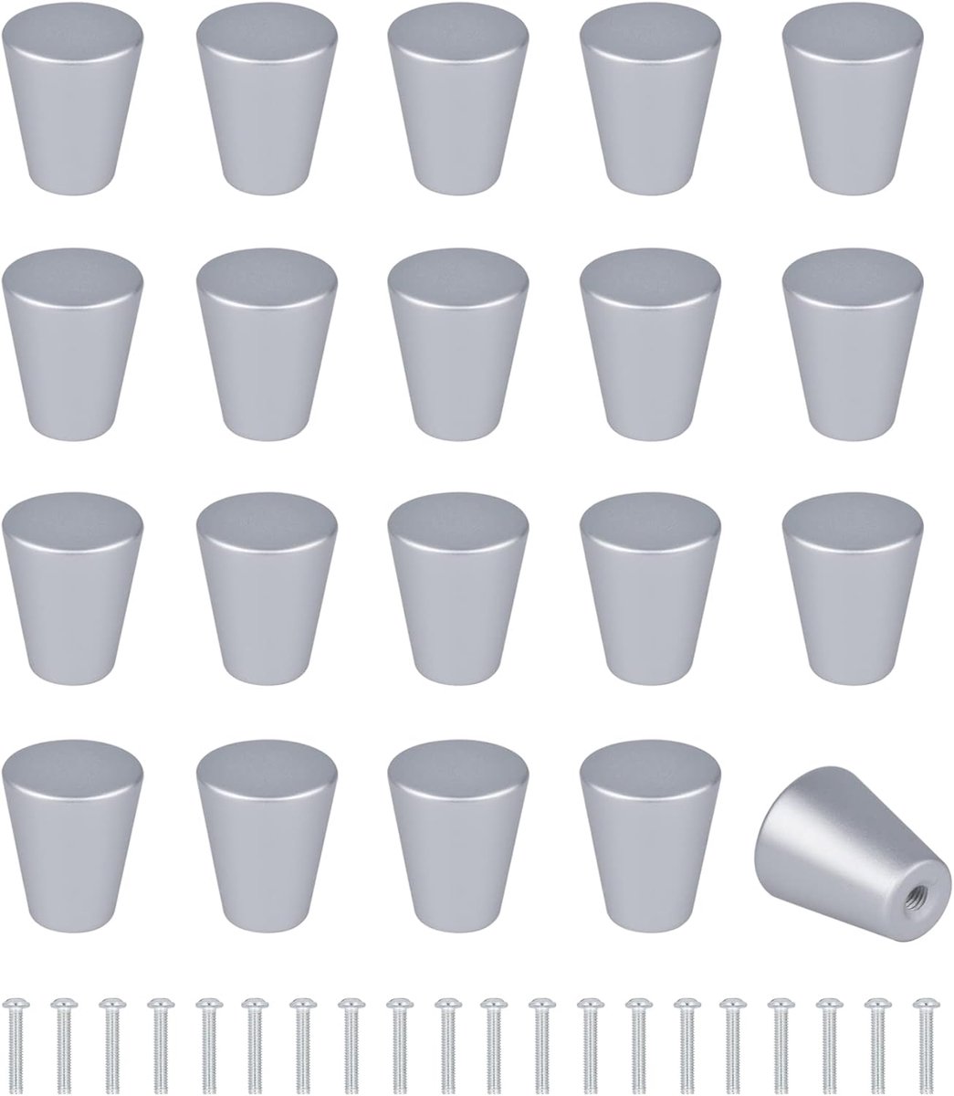 Set van 20 Aluminium Meubelgrepen voor Kastdeuren en Laden - Dressoir en Kleerkast Accessoires