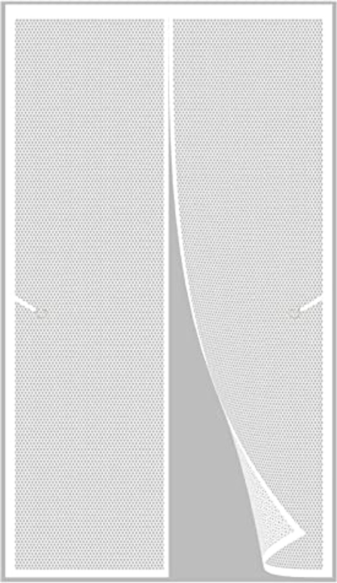 Transparant Vliegengordijn voor Balkondeur en Ramen - 295 x 200 cm - Makkelijk te Installeren Insectenscherm