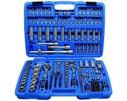 Komplete doppendoos, dopsleutelset 192 delig - 1/4", 3/8" en 1/2" BGS 2292