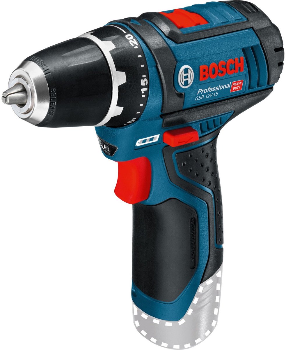 Bosch accuboormachine GSR 12V-15 Solo