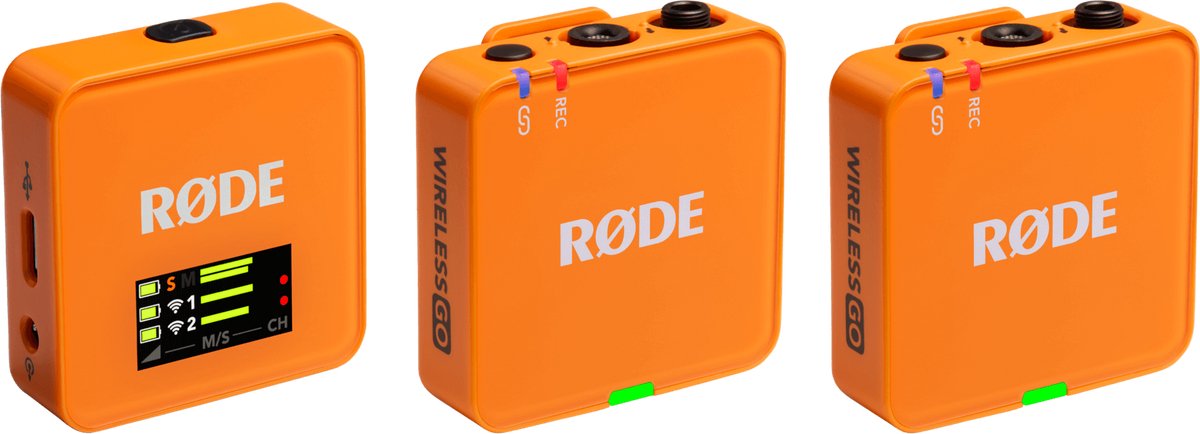 Rode Wireless GO Gen 3 Oranje