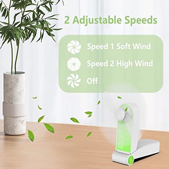 Lepwings Mini Draagbare Ventilator, USB Oplaadbare Handzakventilator, 4 Snelheden, 16 Uur Lang, Kleine Stille Ventilator voor Thuis, Kantoor, Reizen, Buiten - Zwart Lepwings Mini Draagbare Ventilator, USB Oplaadbare Handzakventilator, 4 Snelheden, 16 Uur Lang, Kleine Stille Ventilator voor Thuis, Kantoor, Reizen, Buiten - Zwart