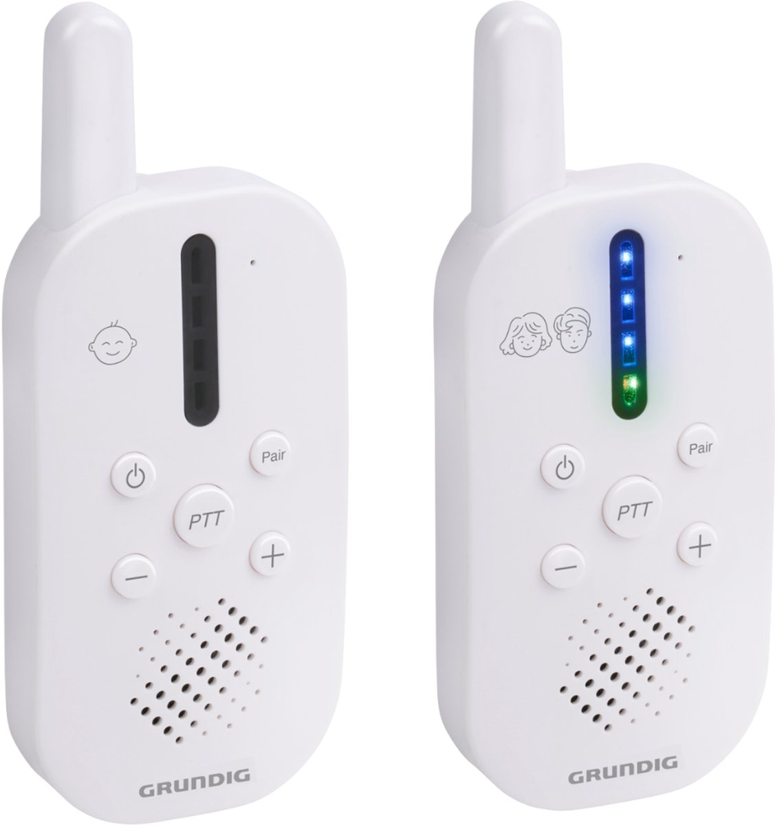 Grundig DECT Audio Babyfoon - Baby Monitor met 150M bereik
