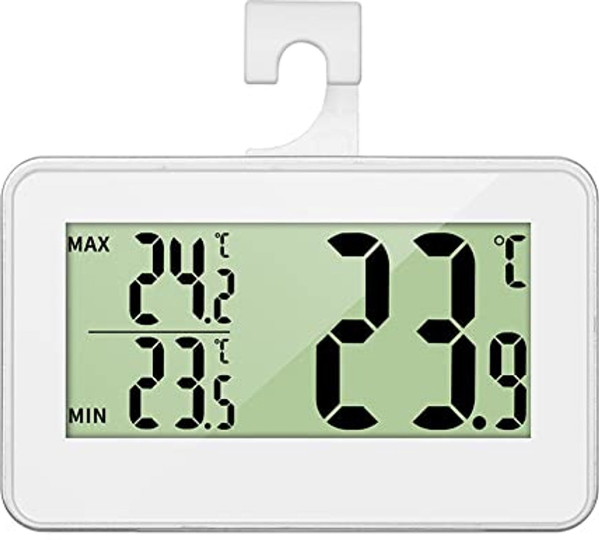 Digitale Koelkast Thermometer met Hangende Haak en Magnetische Terug