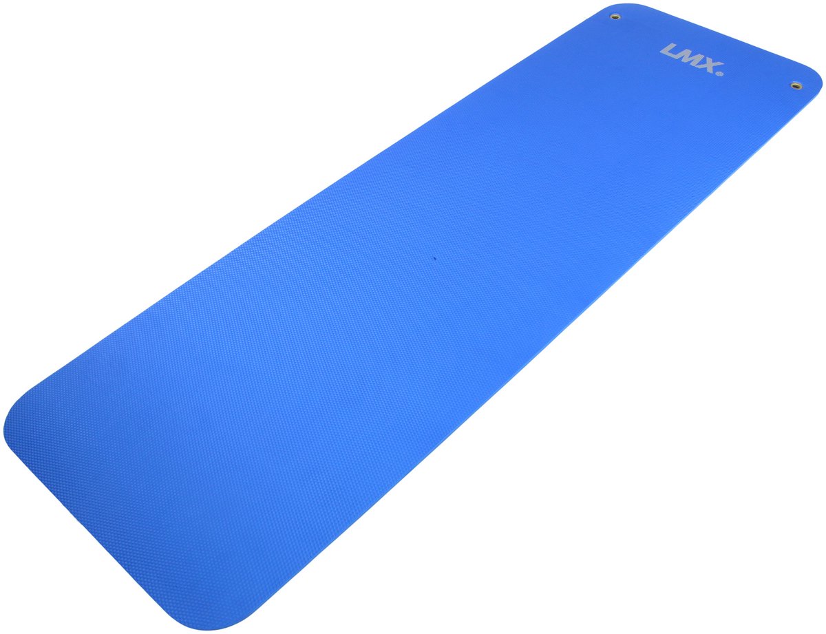 LMX Professionele Aerobic Fitnessmat 180x60x16cm - Blauw - 180 cm