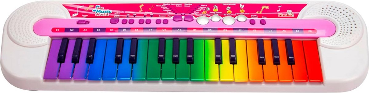 MKSS® Kinder Piano - Kinderspeelgoed - Baby Keyboard - Wit
