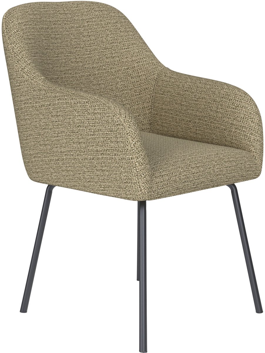 Housecraft Living Otis Eetkamerstoel Metaal Pistache groen