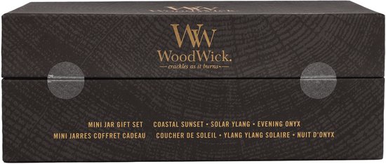 WoodWick Hourglass Geurkaars Deluxe Cadeauset - 3 Mini - Floral - 60 branduren