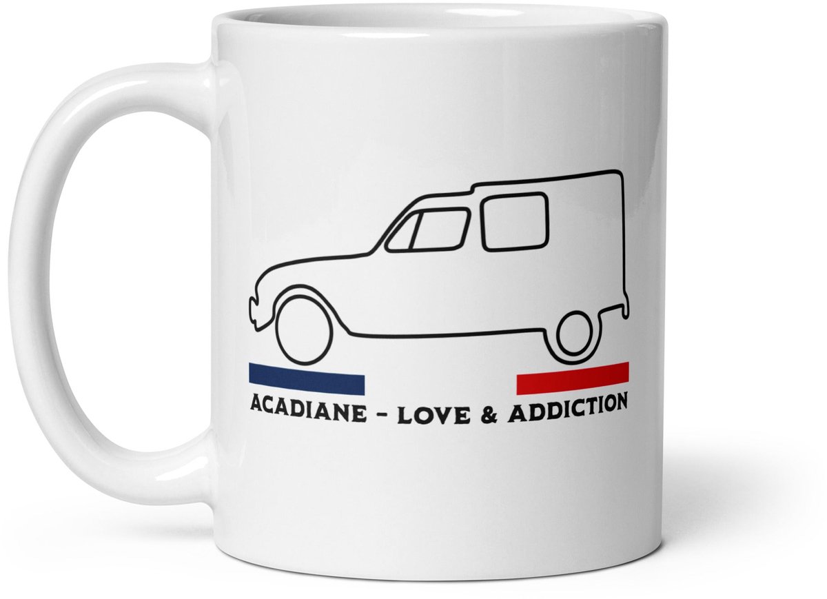 De2pktjes - Mok “Acadiane – Love & Addiction” | Voor echte Citroën-fans