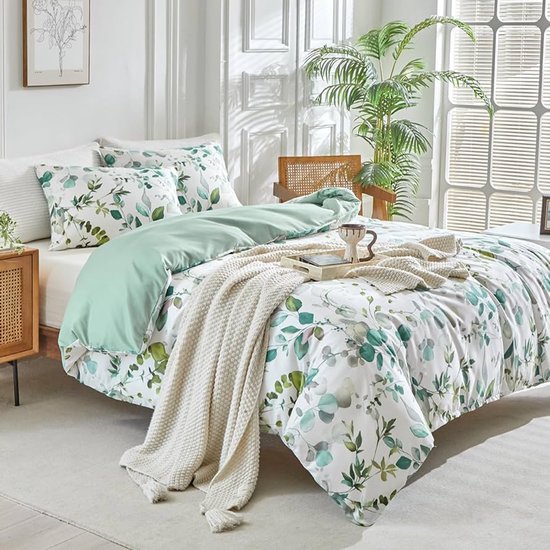 Le Linge de Jules Nappe Anti-Taches Biloba Bleu - Ronde 160 cm Le Linge de Jules Nappe Anti-Taches Biloba Bleu - Ronde 160 cm