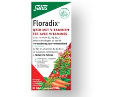 Salus Floradix IJzer-tabletten – Bij vermoeidheid – Voedingssupplement met ijzer – 84 tabletten