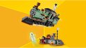 Train fantôme LEGO Creator 3-en-1 avec Frankenstein, vampire, squelette, loup et fantôme.