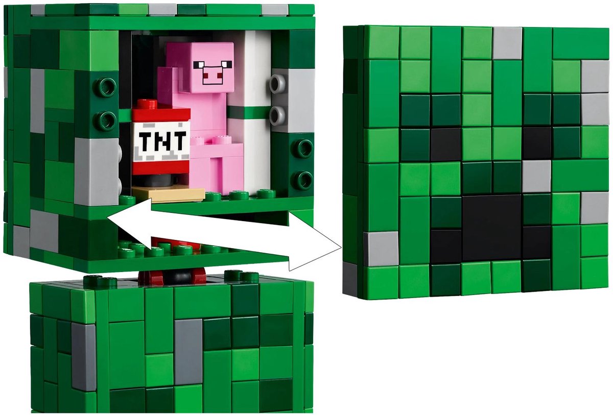 LEGO Minecraft De Creeper Actiefiguur Bouwpakket - 21276 — afbeelding 24