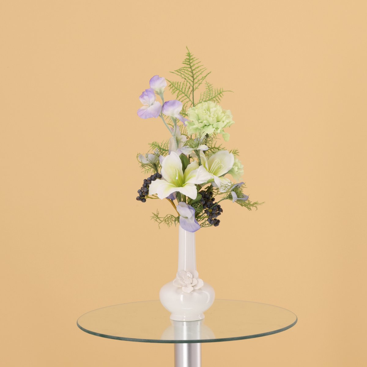 maxifleur Kunstplanten Handgebonden Kunstboeket Nina Rome 45cm Wit