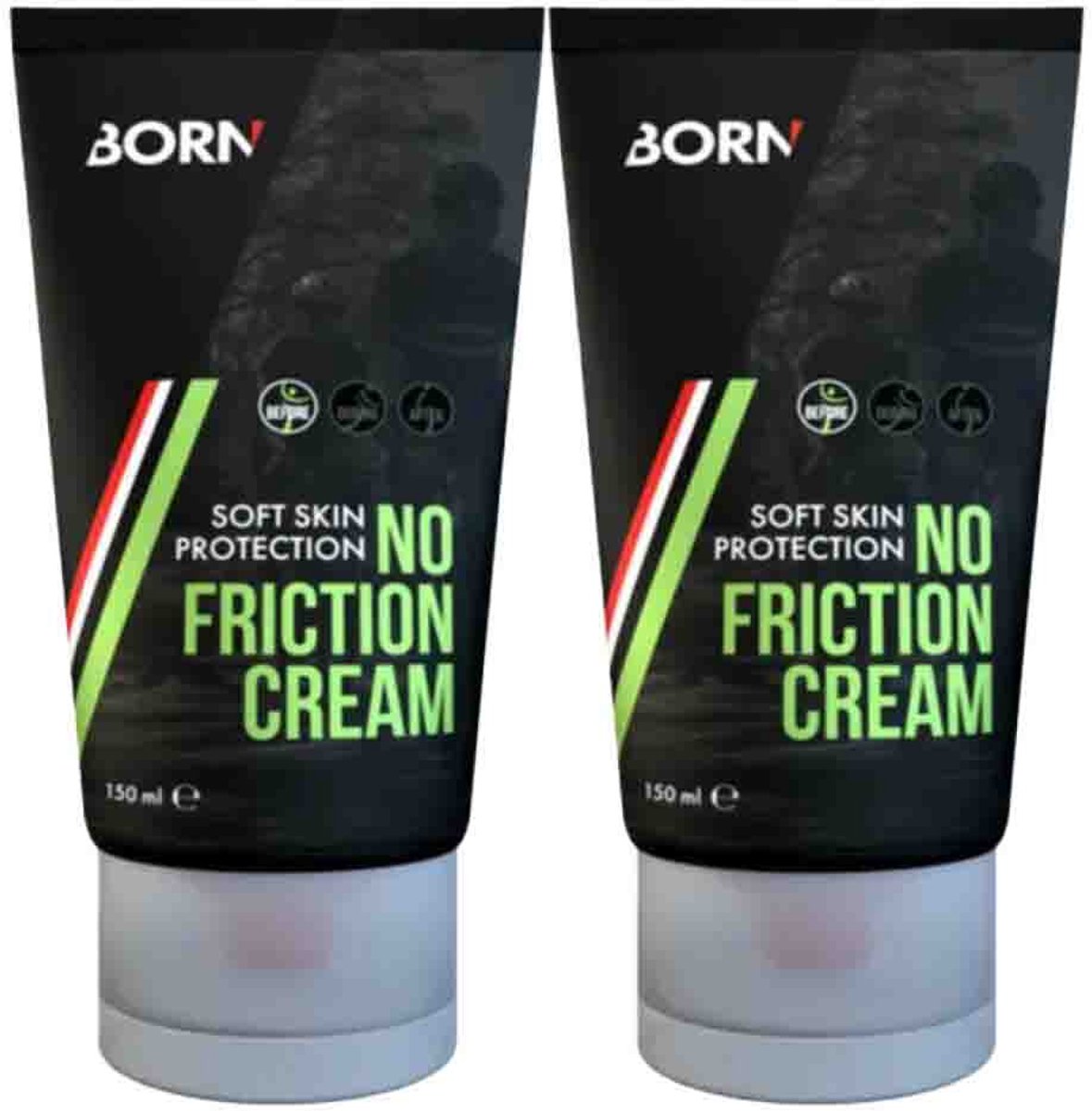 Born Cream No Friction - 2 x 150 ml - Voordeelverpakking