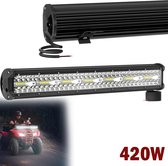 LED Werklamp 420W - 6000-6500K Koud Wit - IP67 - 10-30V DC - Voor Pick-up, SUV, Tractor en Truck
