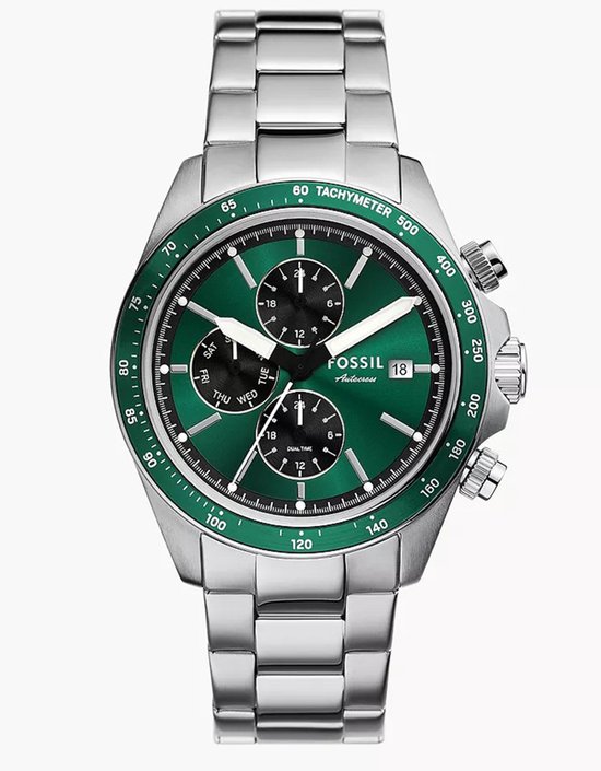 FOSSIL AUTOCROSS Heren Horloge 42 mm - Zilverkleurig