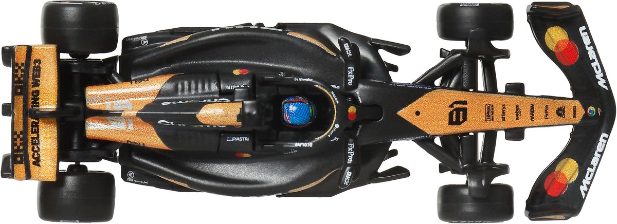 Hot Wheels Premium Metalen Formule 1 Verzamelbaar Speelgoed Raceauto - Oscar Piastri McLaren — afbeelding 6