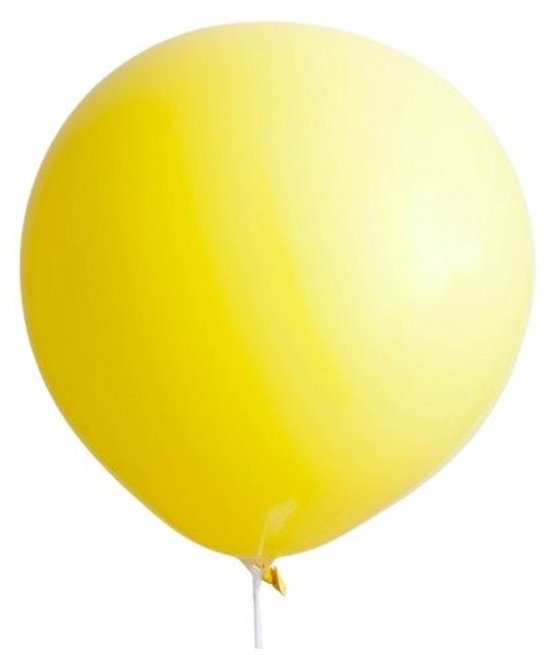 Gisel Ballon Ballon 24 inch geel - 61cm | bol