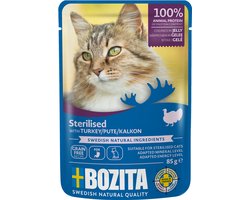 Bozita Gesteriliseerde hapjes in gelei 12x85g - Turkije
