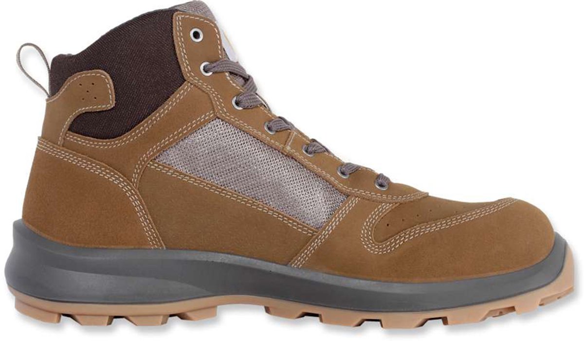 Carhartt Heren veiligheidsitschoenen Michigan Sneaker Mid Carhartt® Bruin
