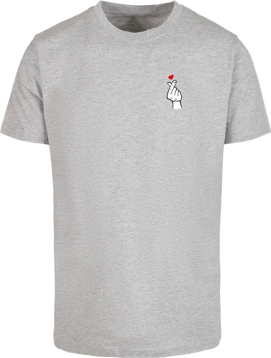 Mister Tee Love Sign T-shirt 2.0 Grijs